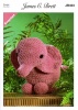 Crochet Pattern - James C Brett JB403 - Flutterby Chunky - Ellie the Elephant